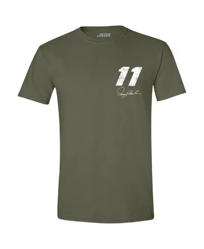 Joe Gibbs Racing Team Collection Green Denny Hamlin Flag T-shirt In Green