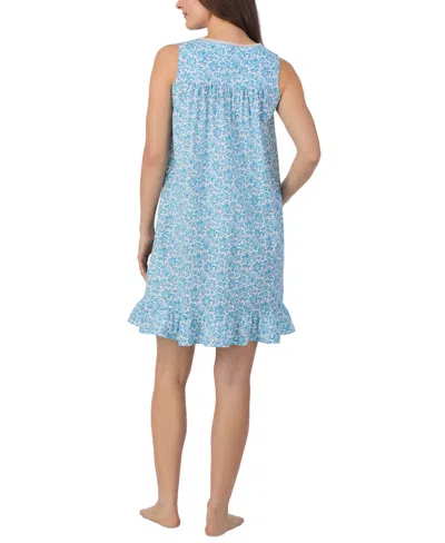 Eileen West Women's Cotton Sleeveless Short Nightgown
