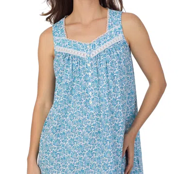 Eileen West Women's Cotton Sleeveless Short Nightgown
