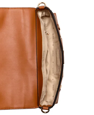 Guess Maylee Woven Flap Shoulder Bag