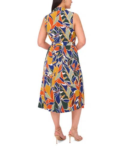 Msk Plus Size Sleeveless Jersey Midi Dress