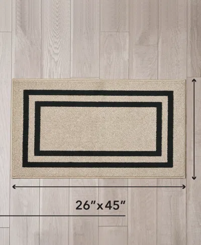 Jean Pierre New York Jean Pierre Double Line Border Tufted