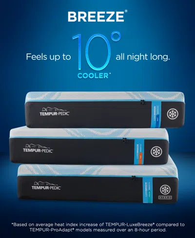 Tempur-pedic Luxebreeze 13" Firm Memory Foam Cooling Mattress- California King