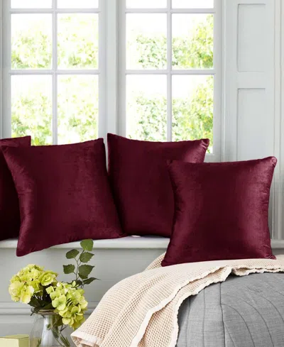 Nestl Elegant Velvet Removeable Cover 2-pack Decorative Pillows, 26" X 26"