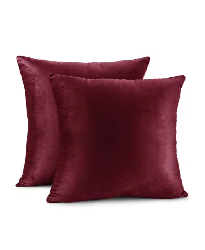 Nestl Elegant Velvet Removeable Cover 2-pack Decorative Pillows, 26" X 26"