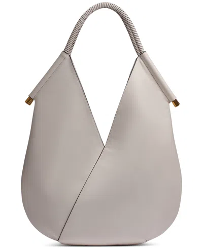 Donna Karan Baldwin Large Shoulder With Leather Wrapped Rounded Handle