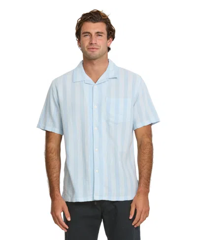 Quiksilver Nightfall Island Camp Shirt In Blue