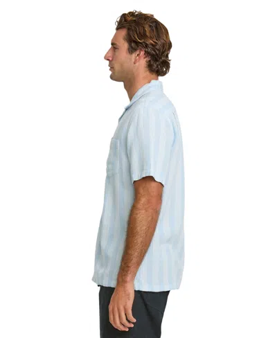 Quiksilver Nightfall Island Camp Shirt In Blue