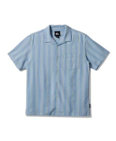 Quiksilver Nightfall Island Camp Shirt In Blue