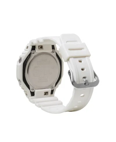G-shock Men's White Resin Watch, 45.4mm In White