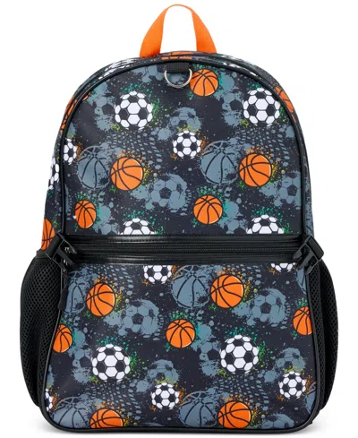 Inmocean Big Boys All-star Sports Backpack, Lunch Bag & Headphone Set