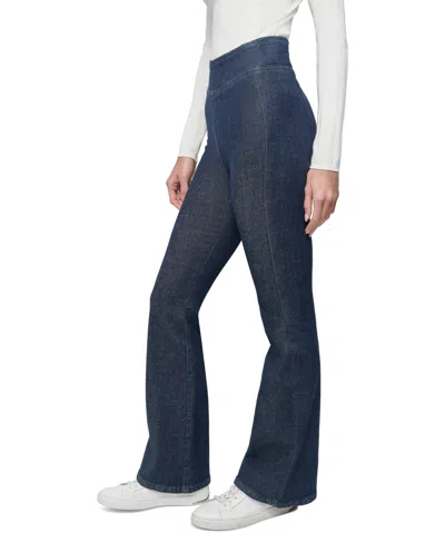 Dkny Jeans Petite High-rise Pull-on Flare Jeans