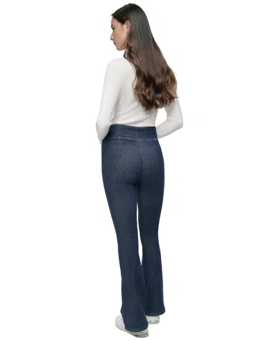 Dkny Jeans Petite High-rise Pull-on Flare Jeans