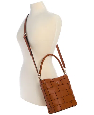 Guess Maylee Woven Bucket Bag