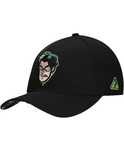 Lids Men's Black Spider-man Glow-in-the-dark Dr. Octopus Radioactive A-frameâ Adjustable Hat