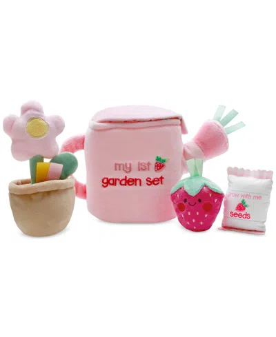 Little Me Baby Girls My First Garden Plush Play Set In Pink