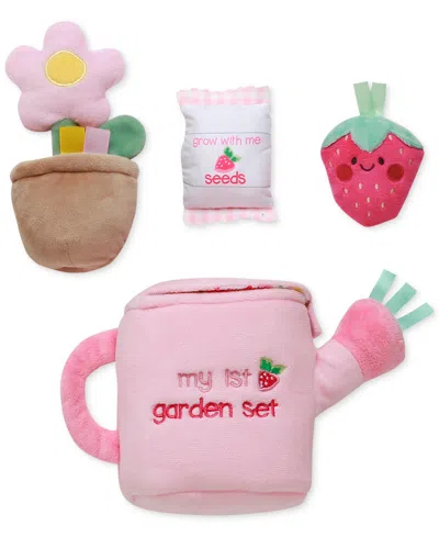 Little Me Baby Girls My First Garden Plush Play Set In Pink