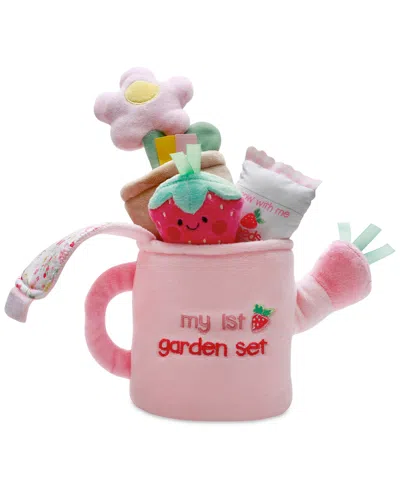 Little Me Baby Girls My First Garden Plush Play Set In Pink