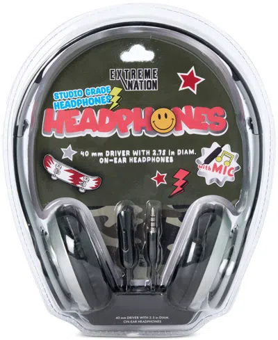 Inmocean Big Boys Camo Backpack, Lunch Bag & Headphone Set