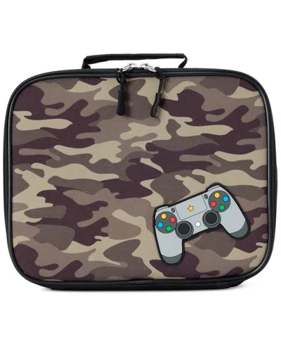Inmocean Big Boys Camo Backpack, Lunch Bag & Headphone Set