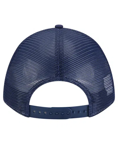 New Era Men's Light Blue/navy Tampa Bay Rays 2-tone Color Pack 9forty M-crown A-frame Adjustable Hat