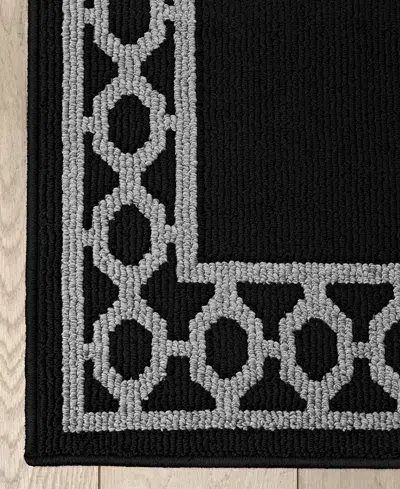 Jean Pierre Christine Trellis Border Tufted Runner Rug, 26" X 60"