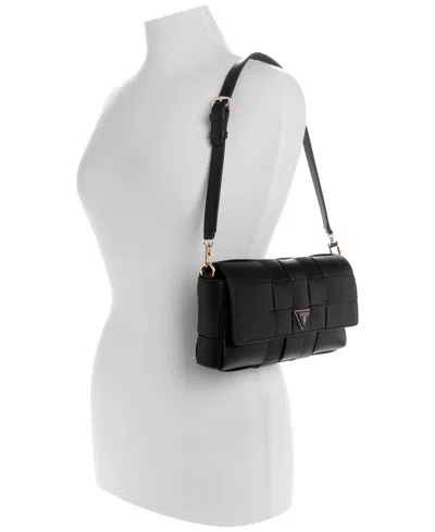 Guess Maylee Woven Flap Shoulder Bag