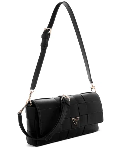 Guess Maylee Woven Flap Shoulder Bag