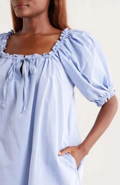 Nordstrom Tie Front Cotton Nightgown