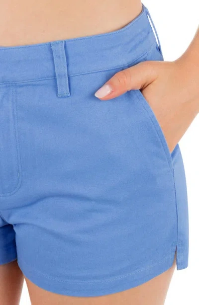 Hurley Rider Stretch Cotton Twill Shorts In Blue