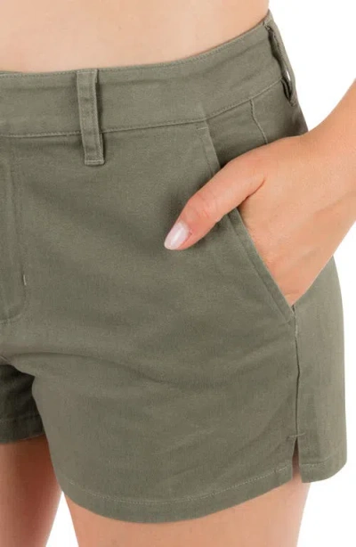 Hurley Rider Stretch Cotton Twill Shorts In Green