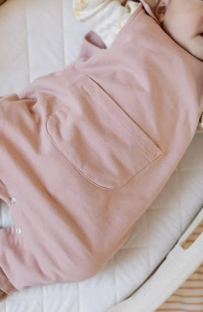 Pehr Organic Cotton French Terry Overalls In Pink