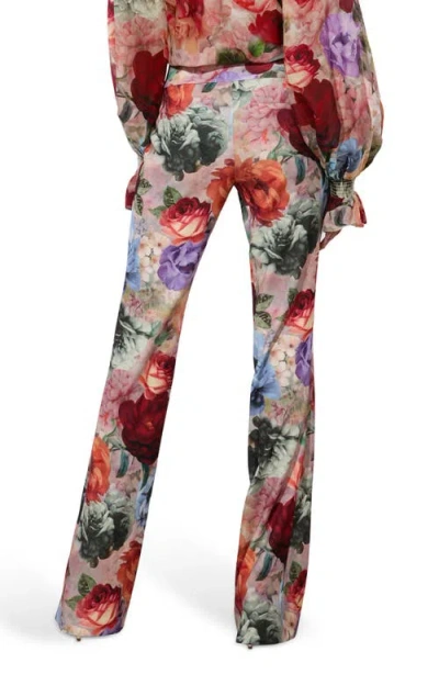 Alice And Olivia Alice + Olivia Olivia Floral Bootcut Crepe Pants