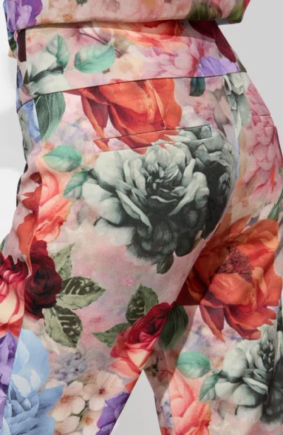 Alice And Olivia Alice + Olivia Olivia Floral Bootcut Crepe Pants
