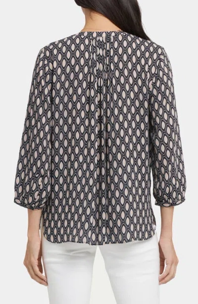 Nydj Pintuck Top In Gray