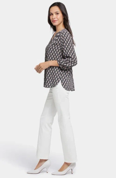 Nydj Pintuck Top In Gray