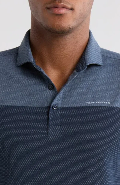 Travismathew Rudder Runner Polo In Blue