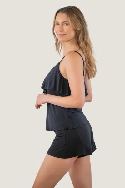 Jjwinks Frill Seeker Built-in Shelf Ruffle Lounge & Sleep Top