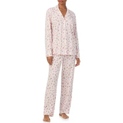 Ralph Lauren Lauren  Cotton Blend Floral Print Pajamas