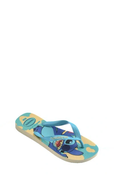 Havaianas X Disney Kids' Classics Flip Flop In Blue