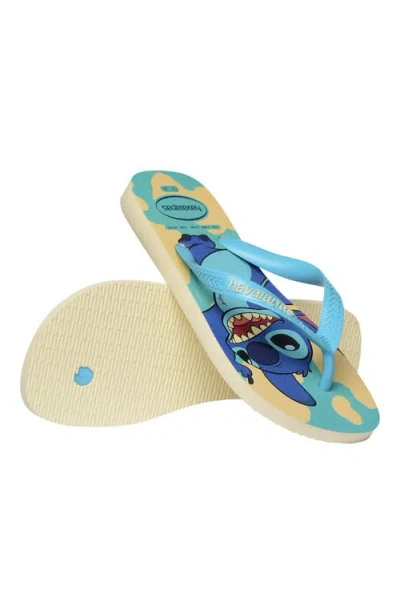Havaianas X Disney Kids' Classics Flip Flop In Blue