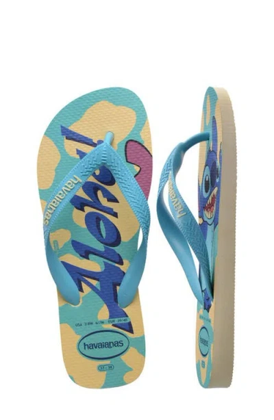 Havaianas X Disney Kids' Classics Flip Flop In Blue