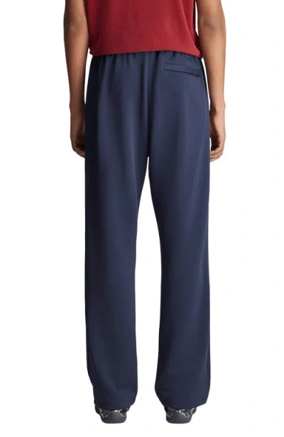 Adidas Originals Adidas X Wales Bonner Navy Blue Activewear Pants With Elasticized Waistband