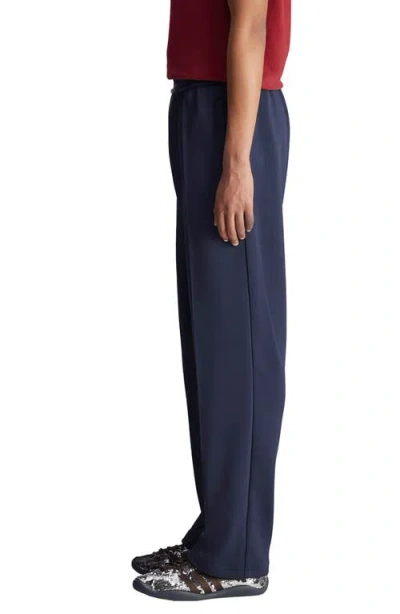 Adidas Originals Adidas X Wales Bonner Navy Blue Activewear Pants With Elasticized Waistband