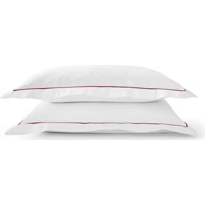 Christy Premium Luxury Sateen Cotton Oxford Style Pillow Sham Pairs