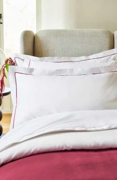 Christy Premium Luxury Sateen Cotton Oxford Style Pillow Sham Pairs