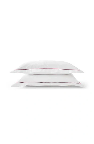Christy Premium Luxury Sateen Cotton Oxford Style Pillow Sham Pairs
