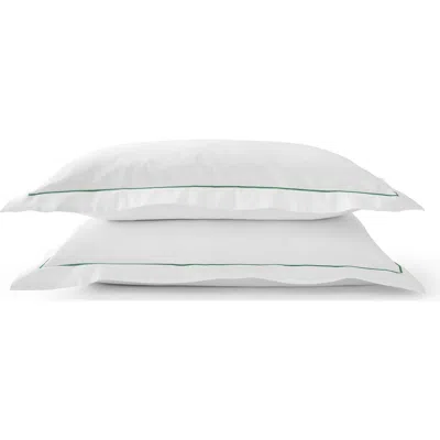 Christy Premium Luxury Sateen Cotton Oxford Style Pillow Sham Pairs