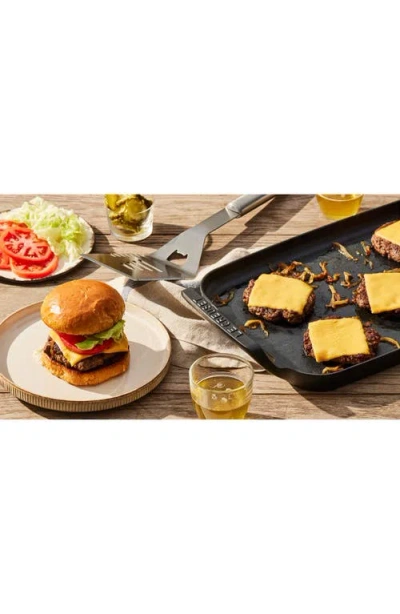 Le Creuset Alpine Outdoor Rectangular Griddle In Black