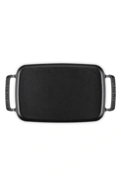 Le Creuset Alpine Outdoor Rectangular Griddle In Black